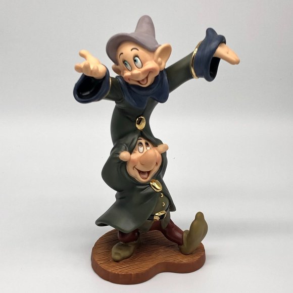 Disney Snow White Dopey and Sneezy Dancing Partners - Picture 1 of 8